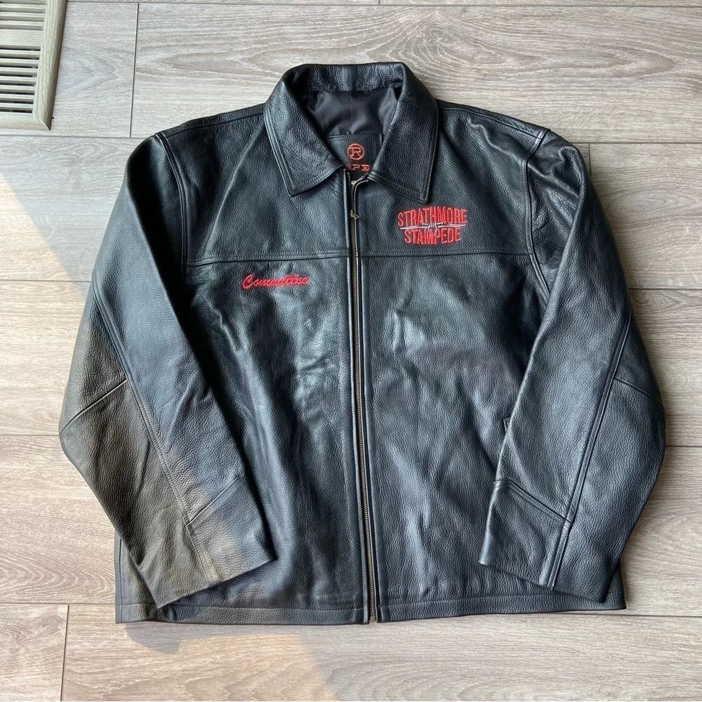 Roper Strathmore Stampede Western Leather Jacket - Picture 3 of 16